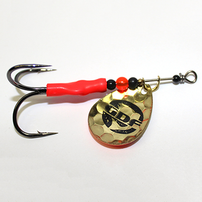 GDF Gold Hammered 3.5 Colorado Spinner - Good Day Fishing