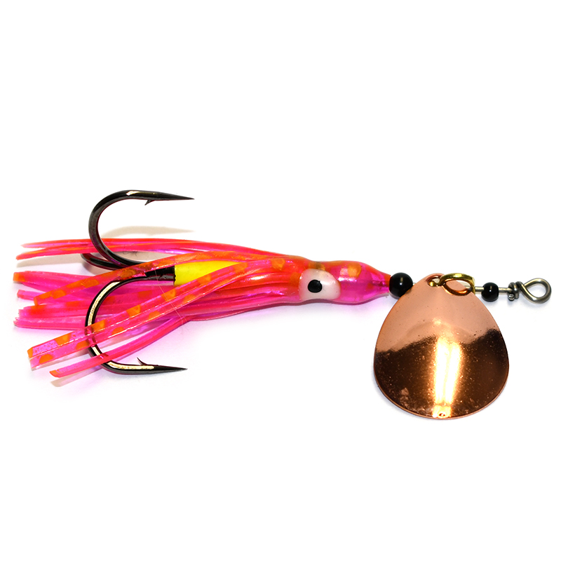 GDF Copper 3.5 Colorado Hoochie Spinner - Good Day Fishing