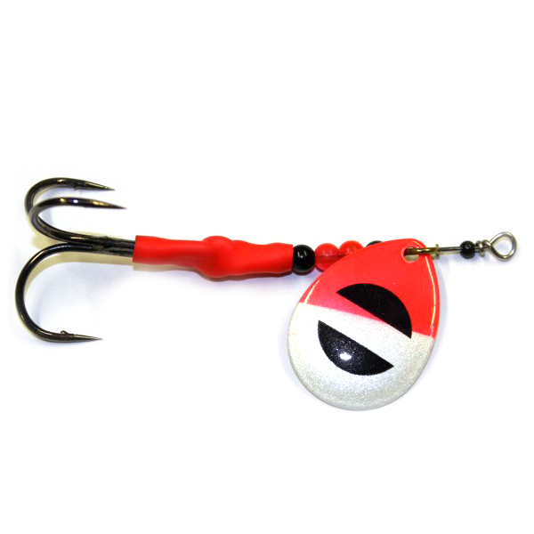 GDF Red/White Colorado Spinners - Good Day Fishing