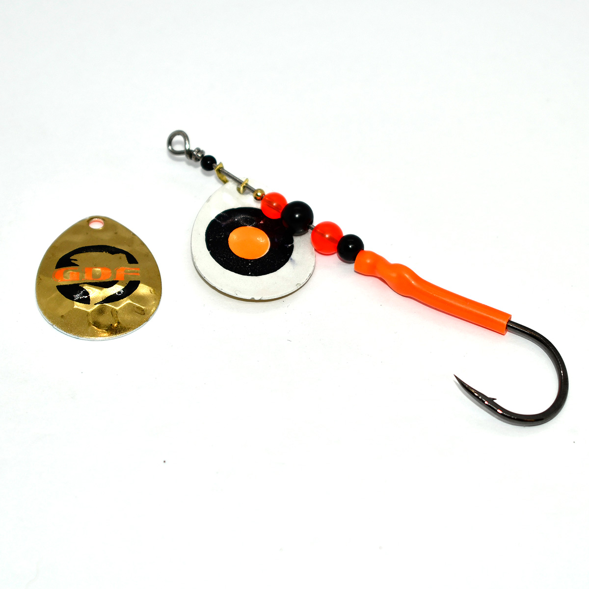 3 Pearl Odot Rev Hex Colorado spinner- Single Hook - Good Day Fishing