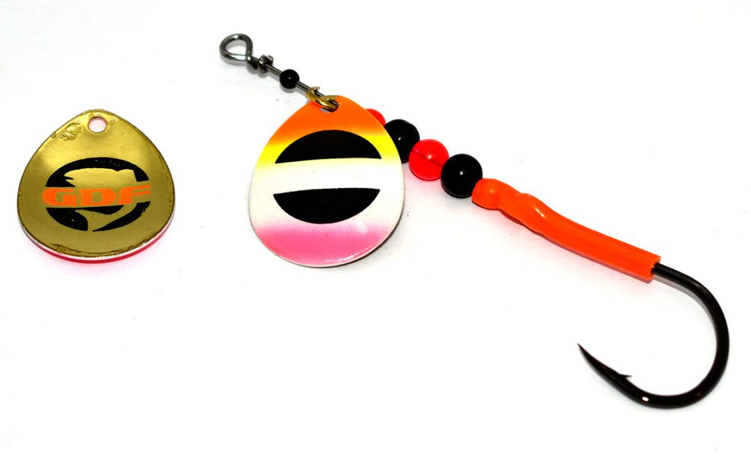 #3 Pink Tip Rnbo Colorado spinner- Single Hook
