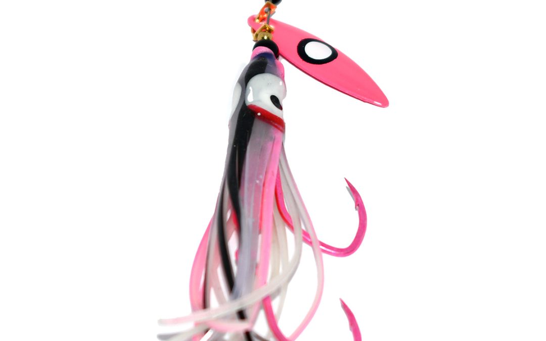 Kokanee Hoochie Spinner Pink Glow