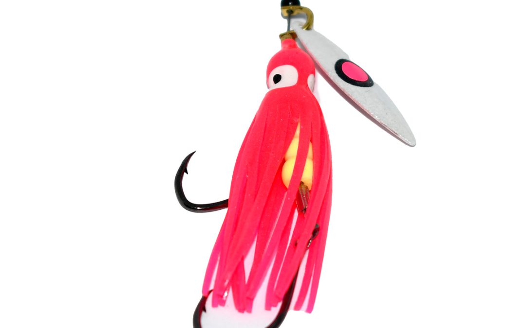 Kokanee Hoochie Spinner Hot Pink