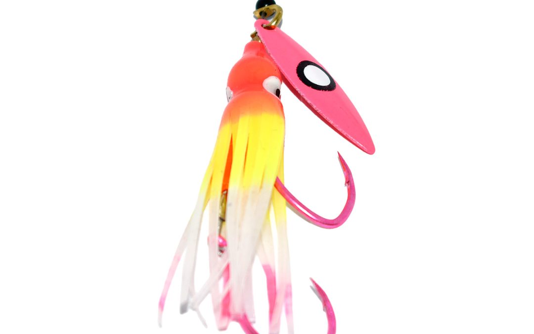 Kokanee Hoochie Spinner Pink Rainbow