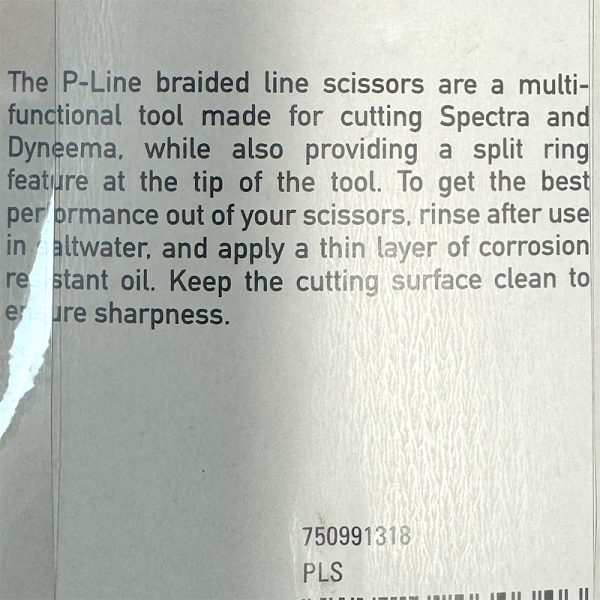 Pline Braided line scissors w/ split ring - Image 4