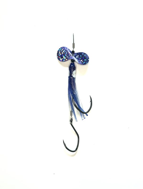 Salmon Lure - Blue & White