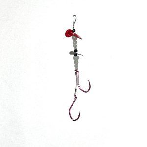 NEW!! Kokanee Lure - Glow in the Dark Red Blade