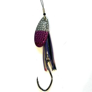 French Blade Spinner - Black Pink Purple