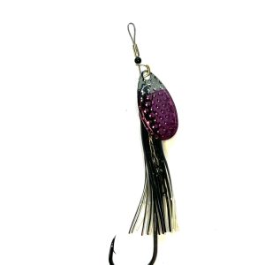 French Blade Spinner - Purple and Black