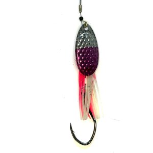 French Blade Spinner - Purple Pink Double Glow