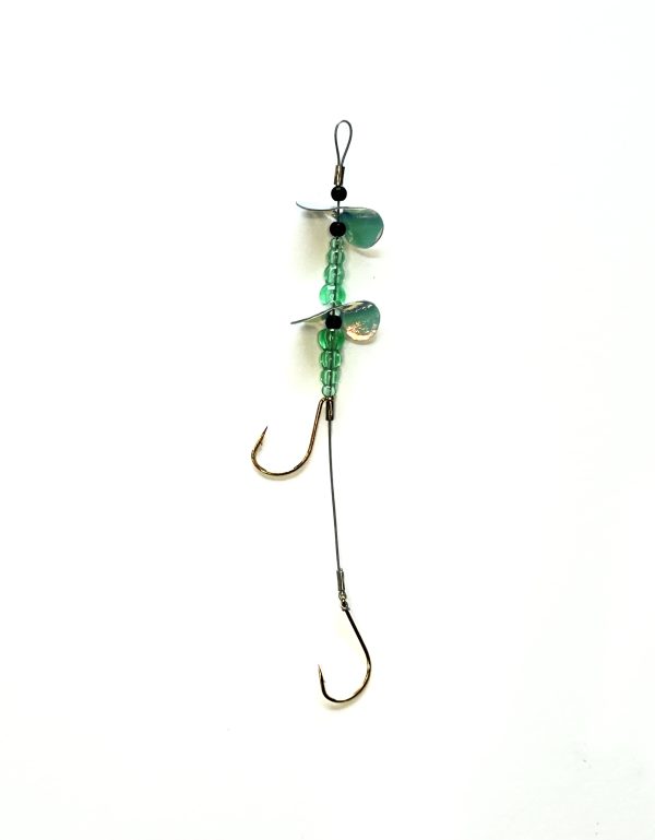 NEW!! Kokanee Lure - Green with Silver Blade