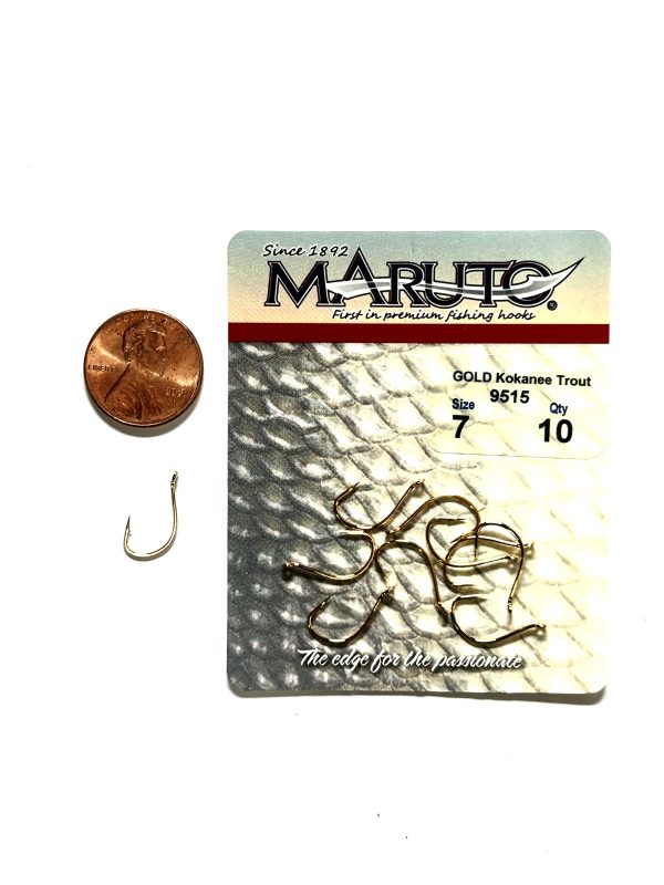 Maruto Hooks - Gold Size 7 (10ct)
